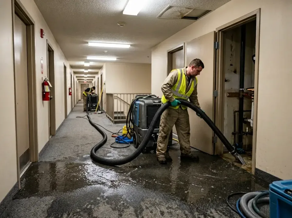 multi-unit-apartment-hallway-f-005 — frequently asked questions, Emergency Burst Pipe Water Extraction & Removal in Belgrade…